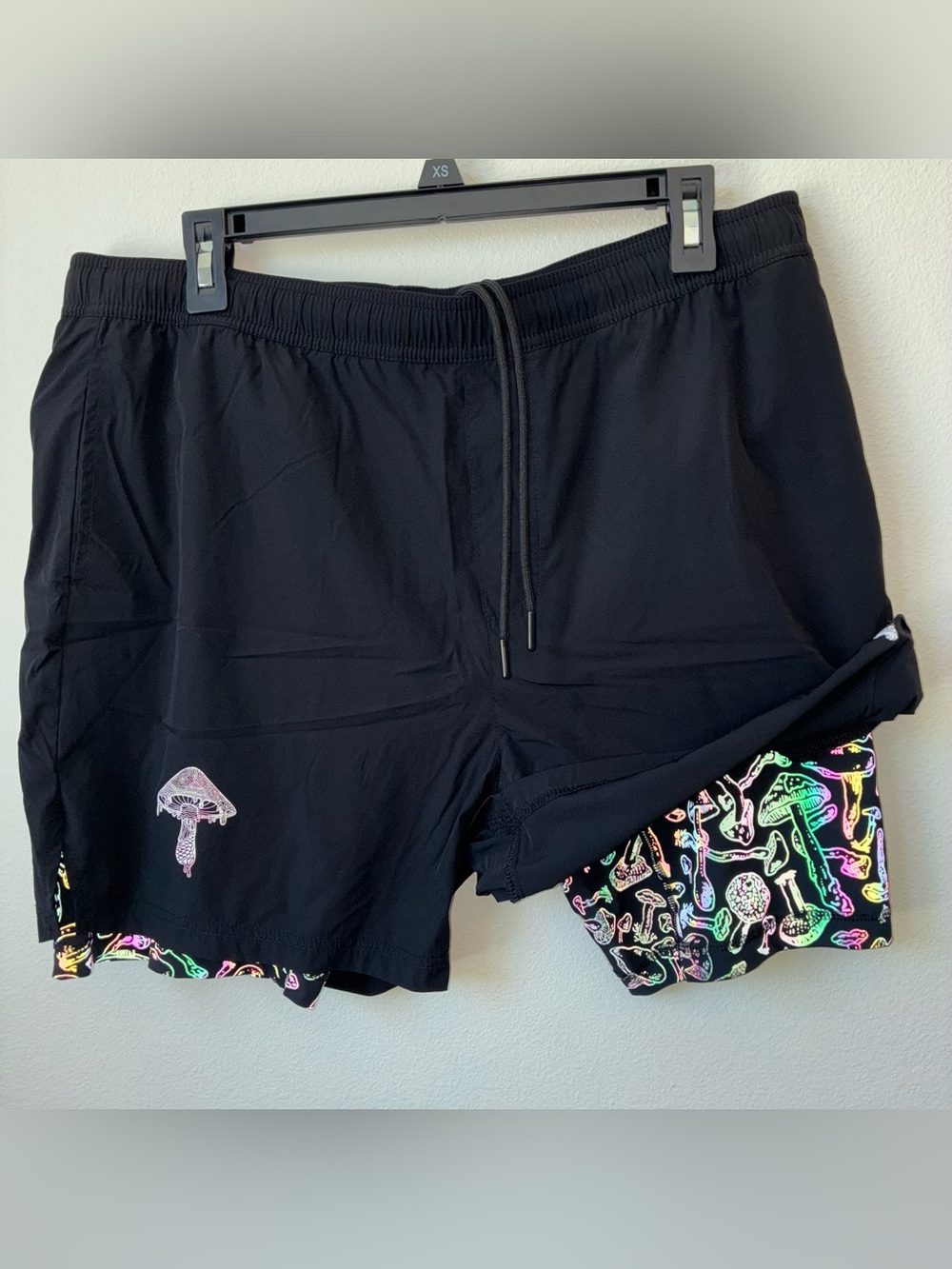 FlexLiving Reflective Mushroom 2-in-1 Shorts XL